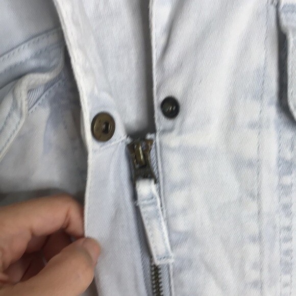 Faherty Blythe Jumpsuit Coverall Light Indigo Wash Denim size xs - Picture 7 of 14